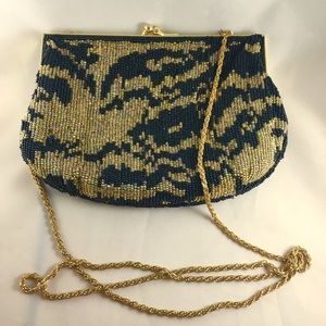 Beautiful beaded hand bag 8x6